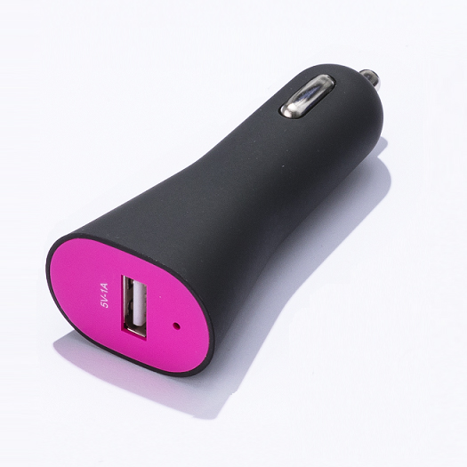 Pink USB Car Charger
